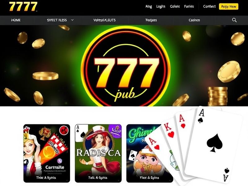Welcome to 777 pub online casino.com – the UK's premier destination for real money slots, live dealer games, and exciting casino promotions. Discover a wide variety of 777 themed games, jackpots, and bonus offers for a thrilling gambling experience.